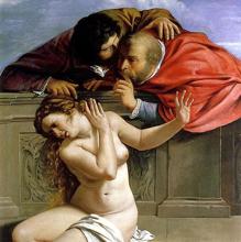 «Susana y los viejos» Artemisia Gentileschi