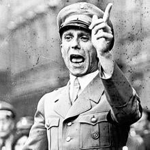 Goebbels, durante la Segunda Guerra Mundial