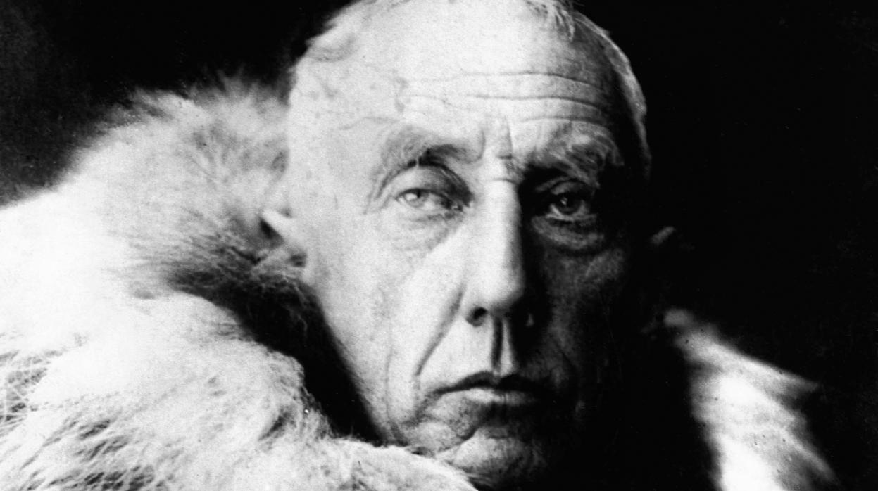 Roald Amundsen, en una de sus expediciones