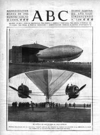 En marzo de 1926, ABC se hizo eco de las pruebas del dirigible «Norge» que Amundsen y Umberto Nobile usaron para sobrevolar el Polo Norte dos meses después.