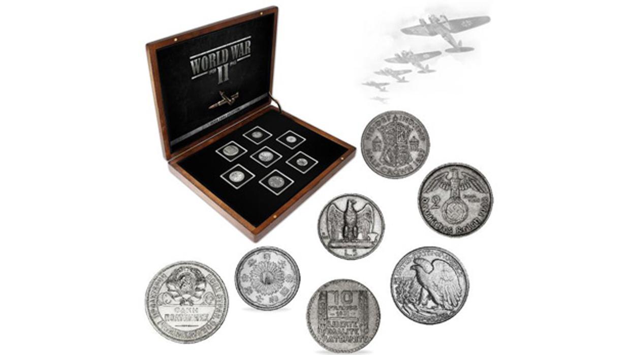 ¿Quieres ganar una exclusiva colección de monedas de plata de la II Guerra Mundial?