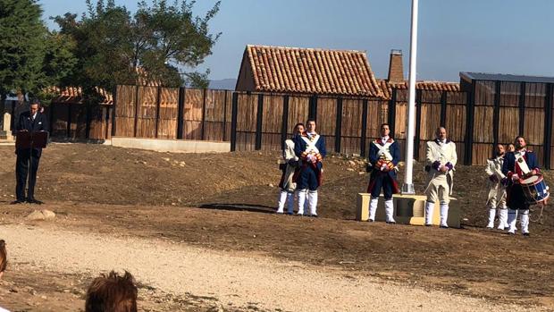 Numancia rinde homenaje a la bandera española en su 175 aniversario y en el 2.200 del cerco de Escipión