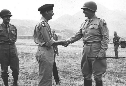 Patton y Monty, tras la invasión de Sicilia