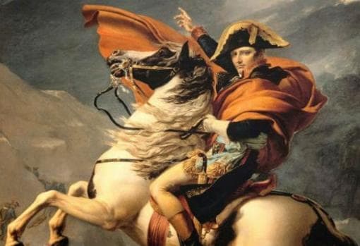 Napoleón Bonaparte, a caballo
