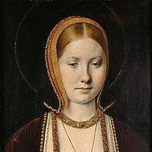 Retrato de una princesa, posiblemente Catalina de Aragón, hacia 1502