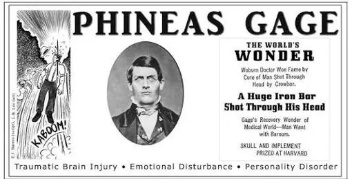 Una de los carteles que en 1848 anunciaba el extraño caso de Phineas Gage