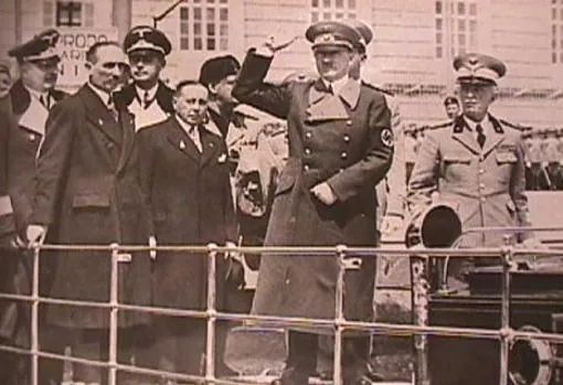 Hitler, desde el yate