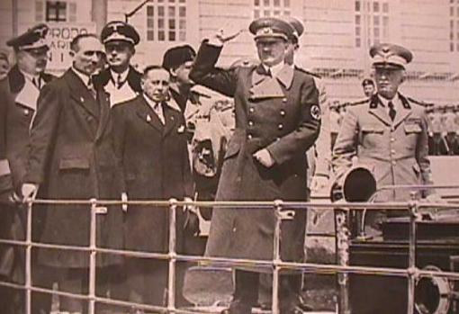 Hitler, desde el yate