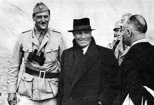 Skorzeny, durante la liberación del Duce