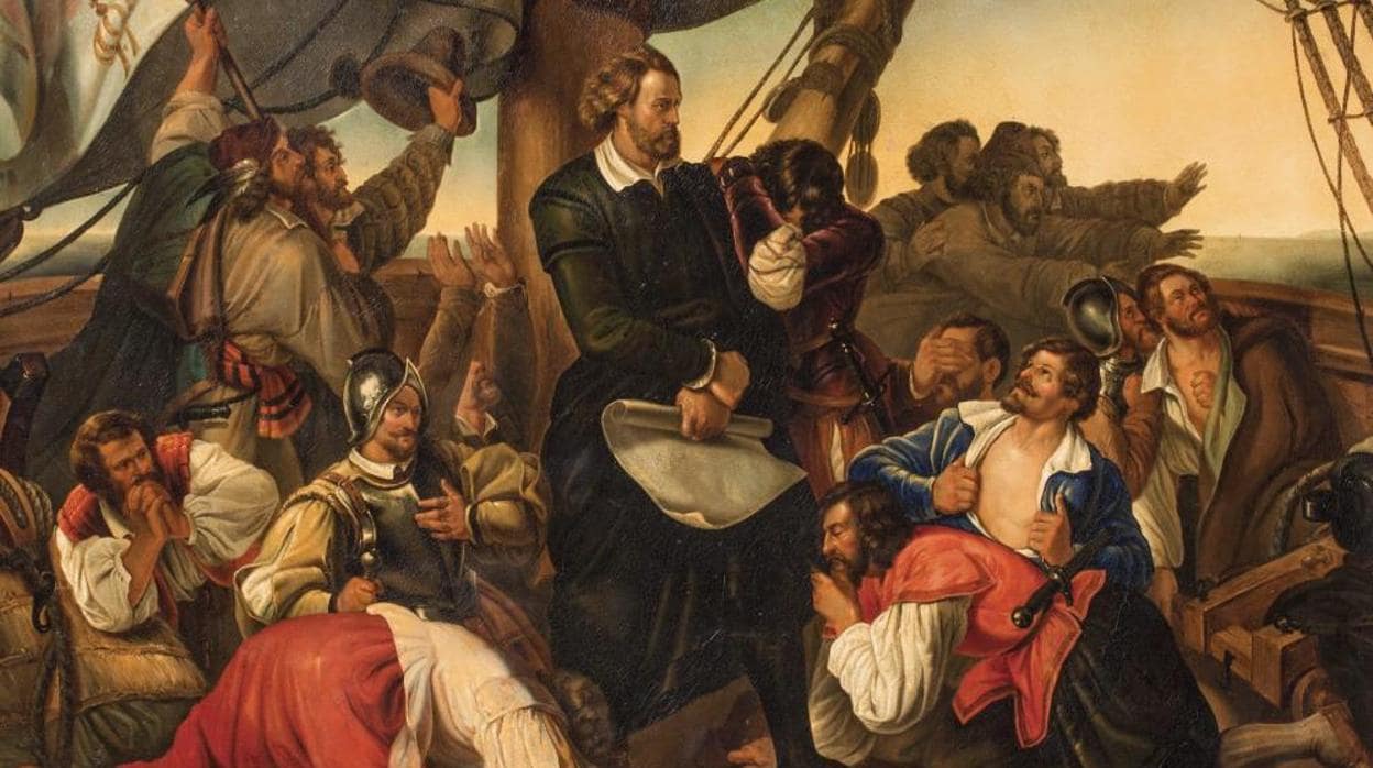 Cristobal Colón, por el pintor Christoph Christian Ruben