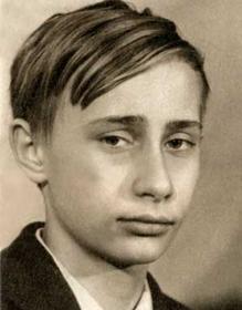 Putin durante su niñez