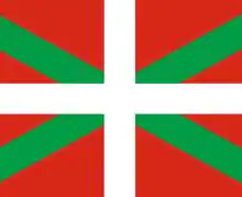 Bandera de España Antigua con Cruz de Borgoña