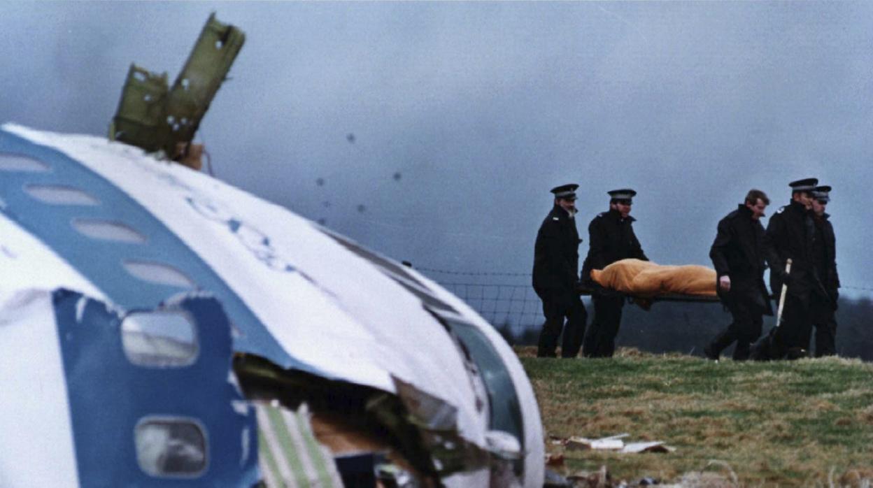 Imagen del atentado de Lockerbie