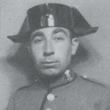 Demetrio Núñez Núñez, con el uniforme de la Guardia Civil, en 1935