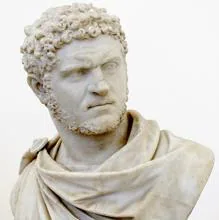 Busto de Caracalla, que asesinaron mientras hacía sus necesidades