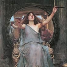 Circe ofreciendo un brebaje a Ulises, por J. W. Waterhouse.