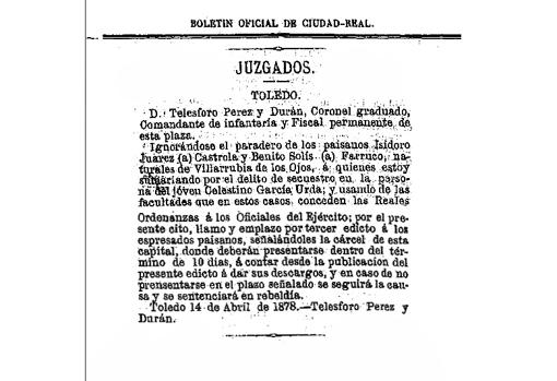 Edicto contra Castrola