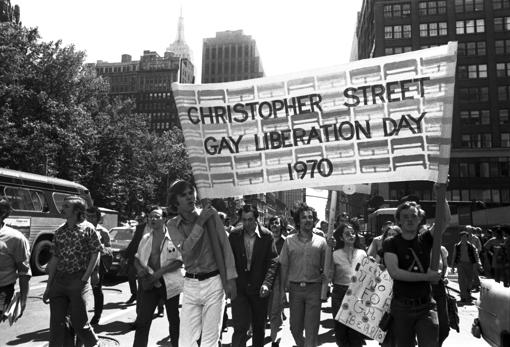 La primera manifestación del orgullo gay, en Nueva York, en 1970