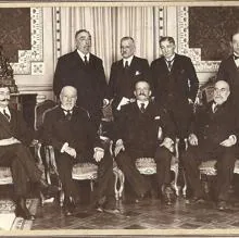 Gobierno de Romanones en 1918., de José Vidal (fotógrafo de La Tribuna)