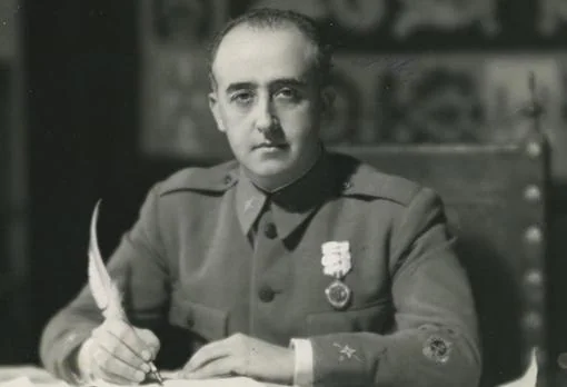 Franco, en su cuartel de Salamanca en agosto de 1936
