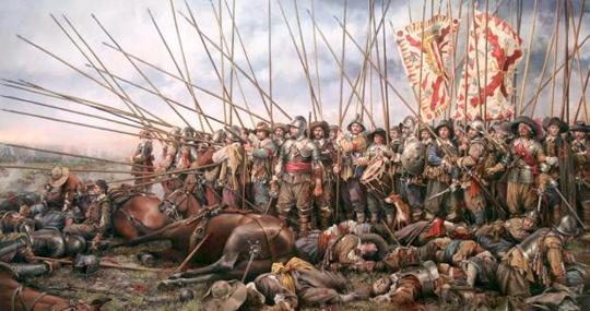 Batalla de Rocroi (1643) por Augusto Ferrer-Dalmau