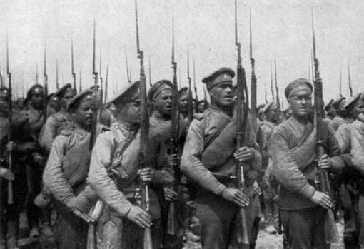Tropas rusas en la Primera Guerra Mundial