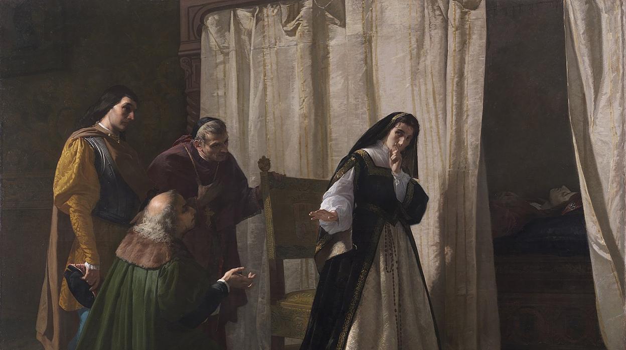 La Demencia de Doña Juana (1867), de Lorenzo Vallé