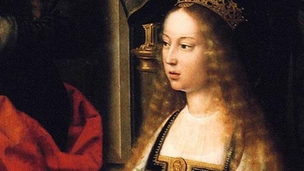 Isabel I de Castilla representada en el cuadro llamado la Virgen de la mosca