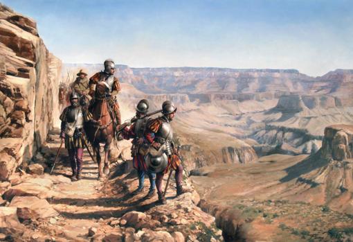 'Españoles en el Colorado', de Augusto Ferrer-Dalmau