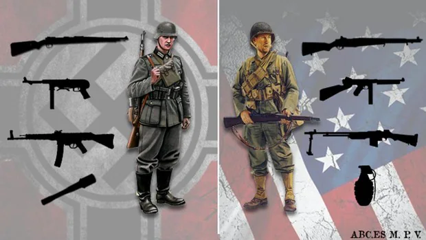 Nazi vs americano: ¿cuál era el soldado más letal y mejor armado de la  Segunda