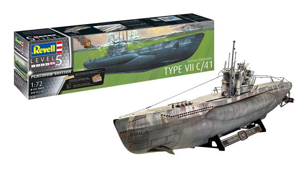 ¿Quieres conseguir esta exclusiva maqueta del «U-Boot» tipo VII C/41 a tamaño 1/72?