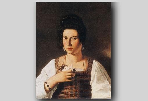 «Retrato de una mujer joven», de Caravaggio