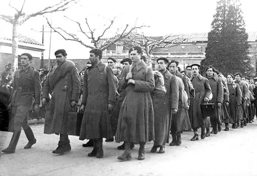 Miembros de la División Azul, en 1943