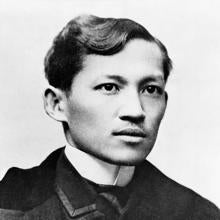 José Rizal en su juventud.