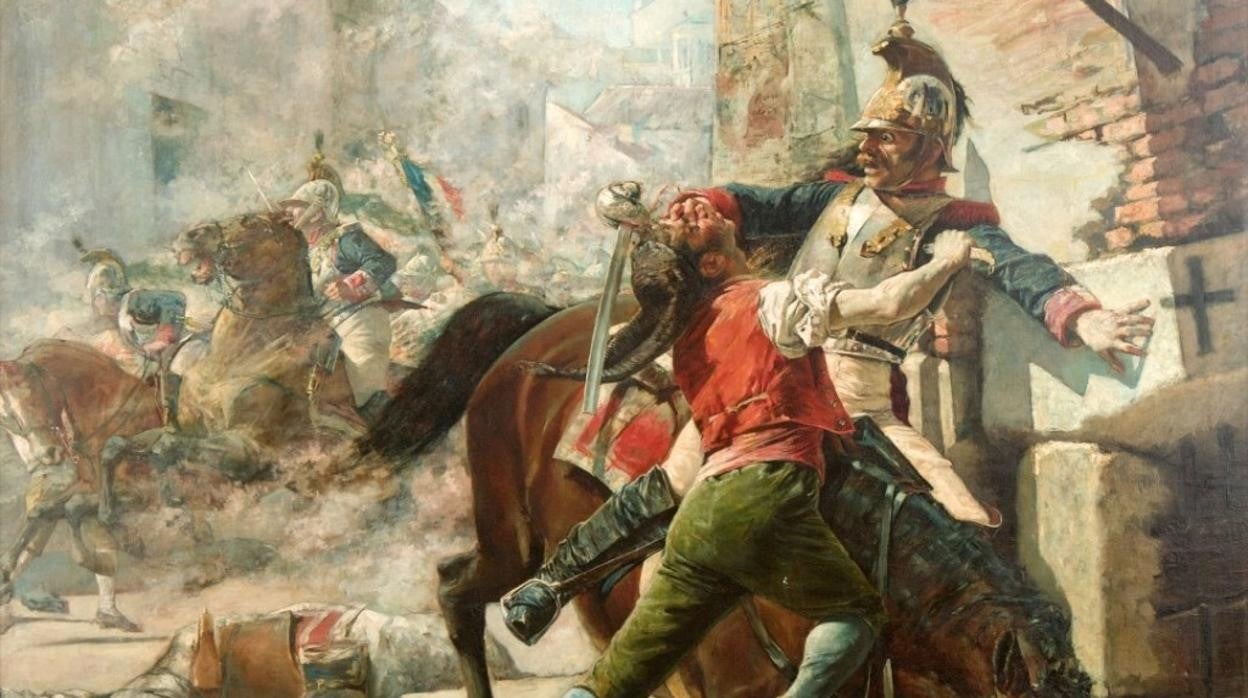 Escena de la Guerra de la Independencia contra los franceses