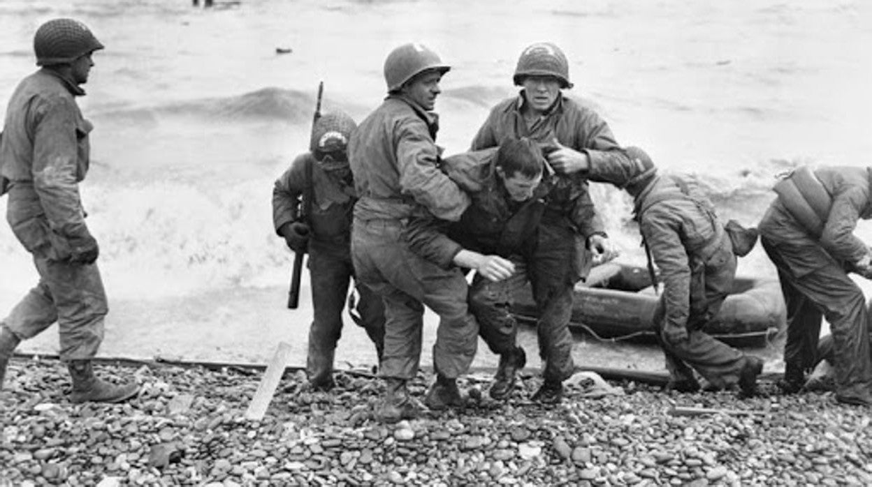 Desembarco en las playas de Normandía, a principios de junio de 1944