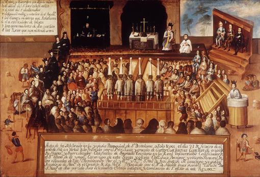 Auto de fe en Nueva España