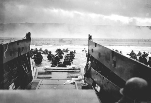 Desembarco en la playa de Omaha, en junio de 1944