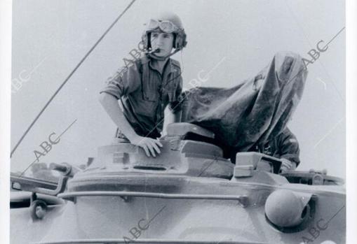 El entonces Príncipe de Asturias en la Academia General de Zaragoza