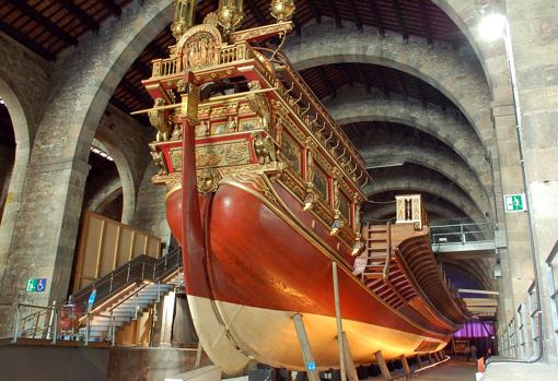 Réplica de La Real, la que fuera nave capitana de don Juan de Austria en la batalla de Lepanto, hecha a partir del estudio de Martínez-Hidalgo.