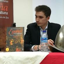 Juan Víctor Carboneras, durante la presentación de su libro