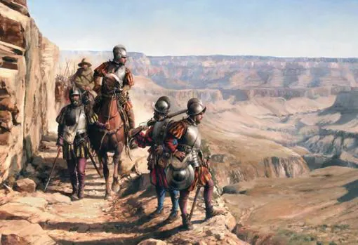 La expedición de Francisco Vázquez de Coronado al Gran Cañón del Colorado.