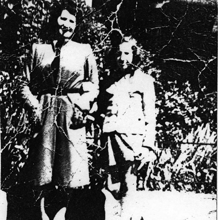 Marie Jelen y su madre Estera, en París, en 1941