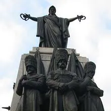 Monumento a la guerra de Crimea en Londres.