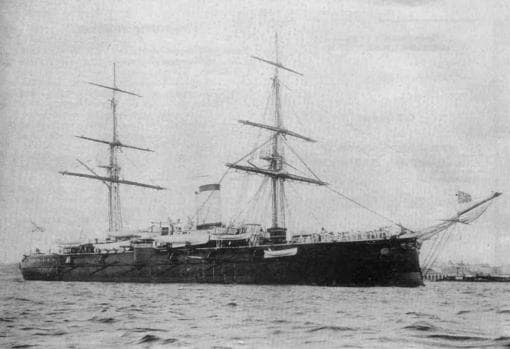 El acorazado ruso Almirante Najímov.