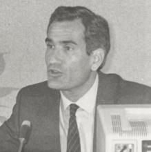 Rafel Vera, fotografiado en 1986