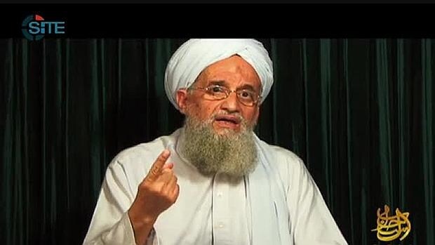 Captura de una grabación realizada por Al Zawahiri,