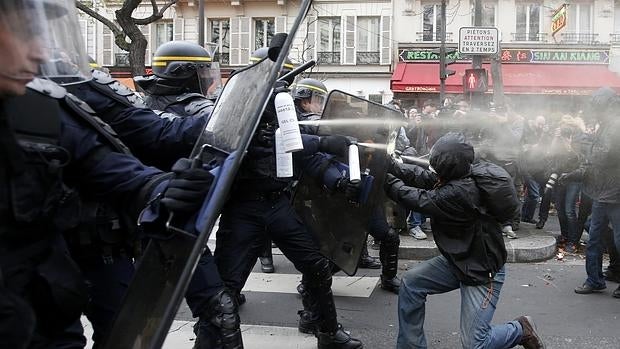 La marcha contra el cambio climático en París se salda con un centenar de detenidos