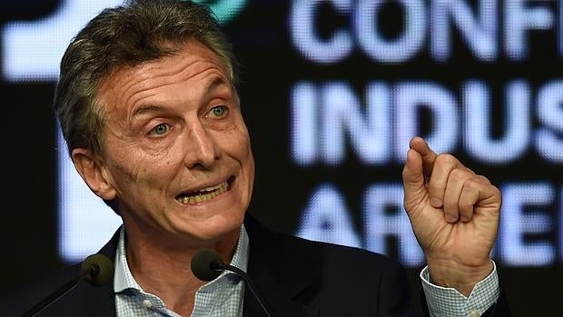 El presidente de Argentina Mauricio Macri