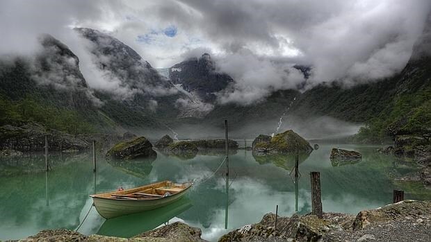 Lago Bondhus en Noruega